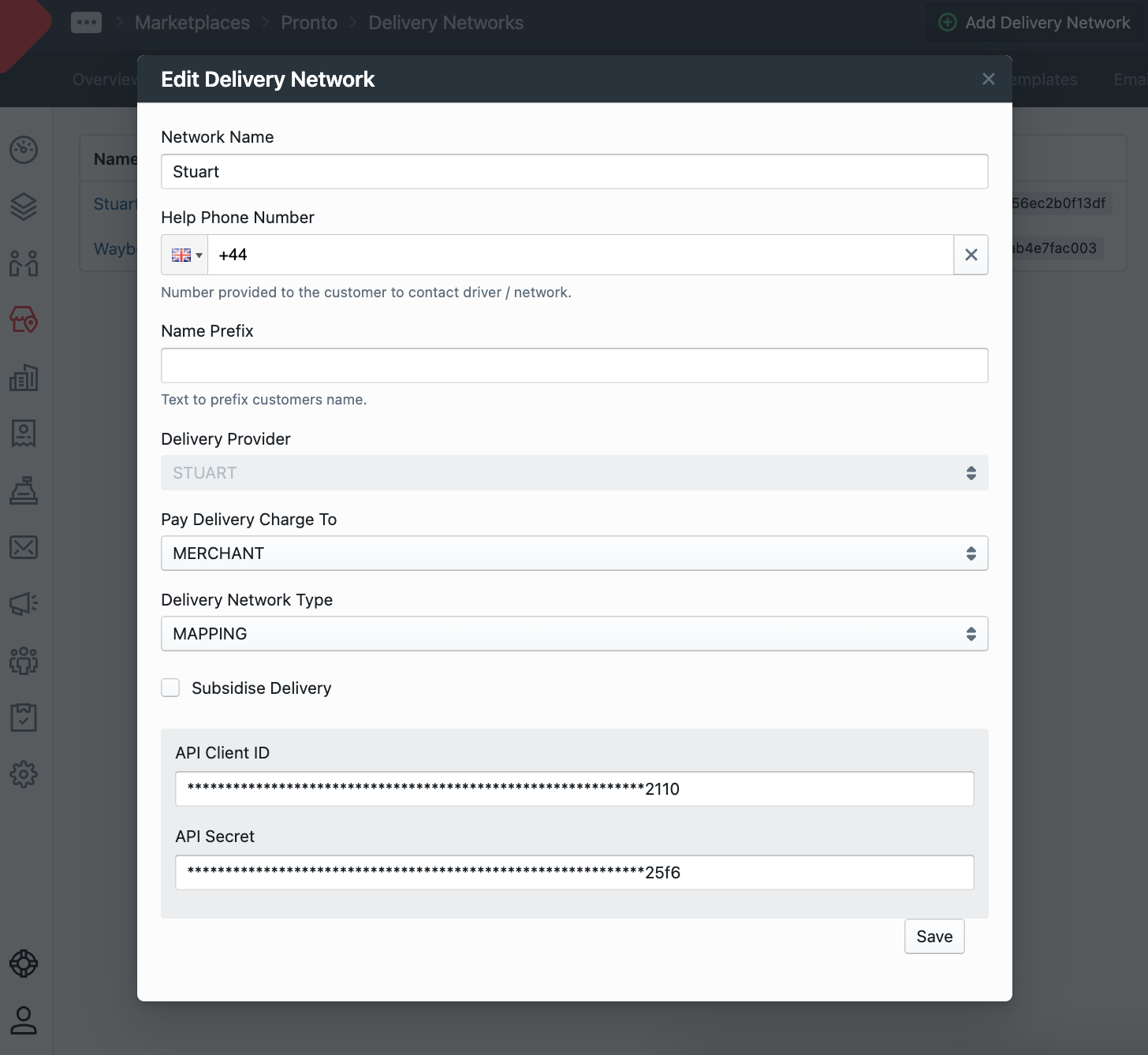 Using multiple Stuart accounts, one for each outlet